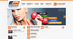Desktop Screenshot of gardensc.com.br
