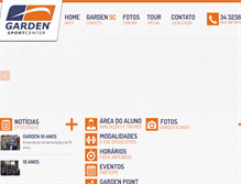 Tablet Screenshot of gardensc.com.br